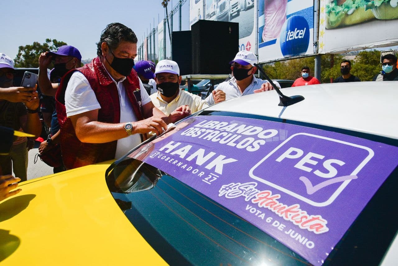 TRANSPORTISTAS BRINDAN APOYO AL PROYECTO POLÍTICO ENCABEZADO POR JORGE HANK RHON