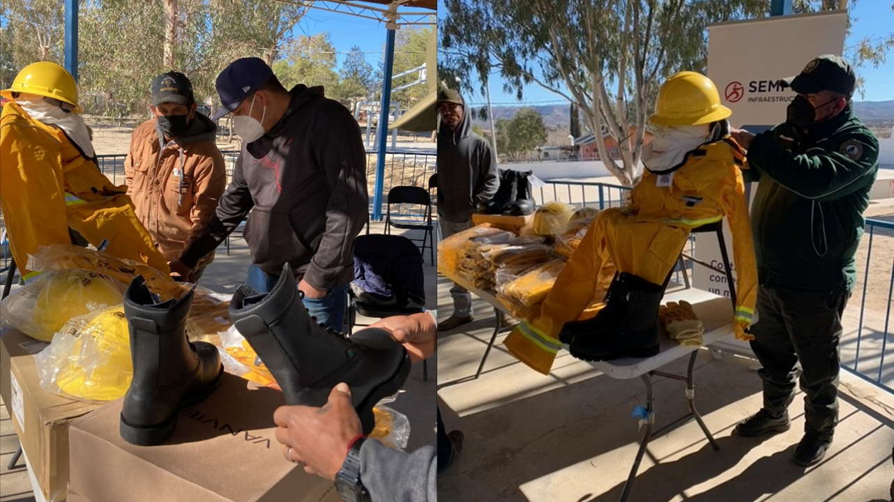 Energía Sierra Juárez realiza donación de equipo para incendios forestales