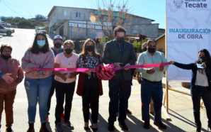 Alcalde inaugura calle en la colonia La Rinconada
