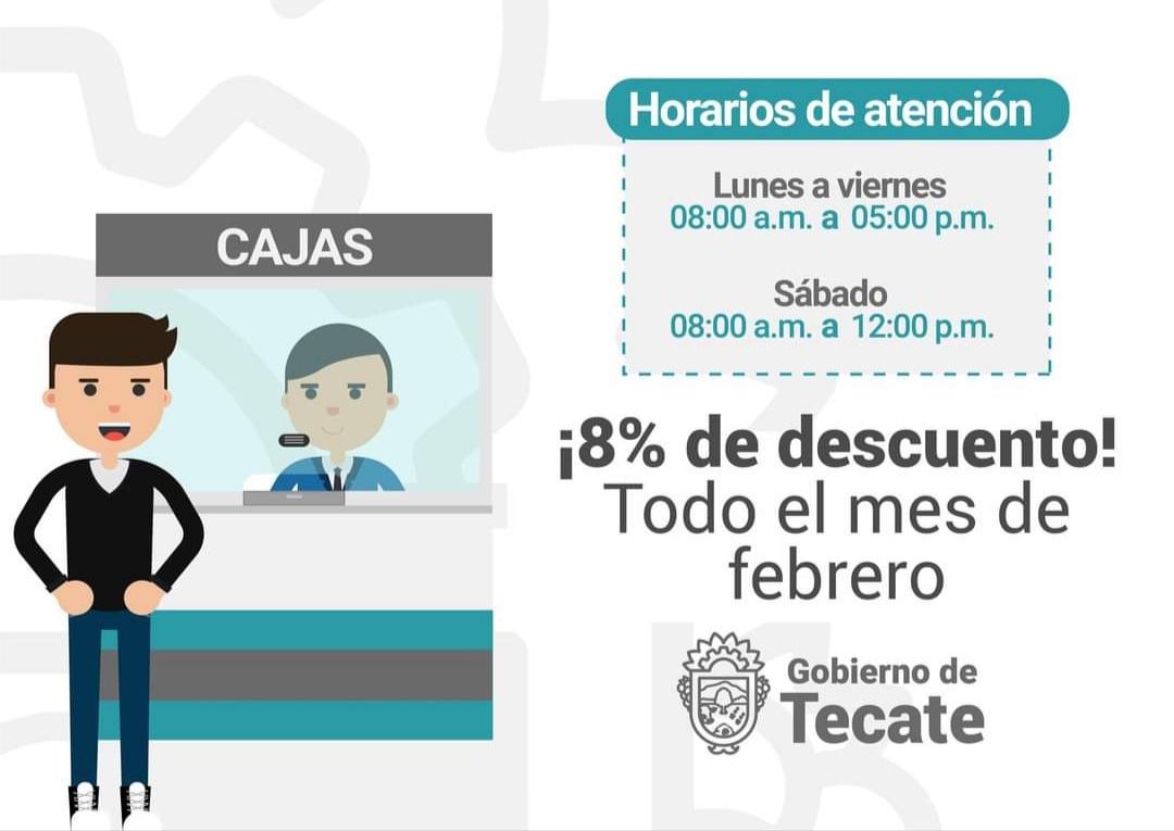 PAGA PREDIAL EN FEBRERO Y OBTÉN EL 8% DE DESCUENTO