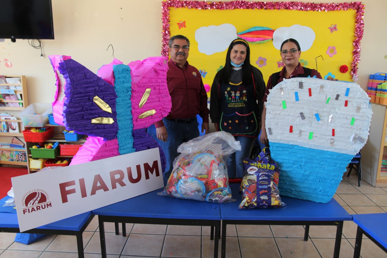 FESTEJA FIARUM A NIÑAS Y NIÑOS DE LA RUMOROSA