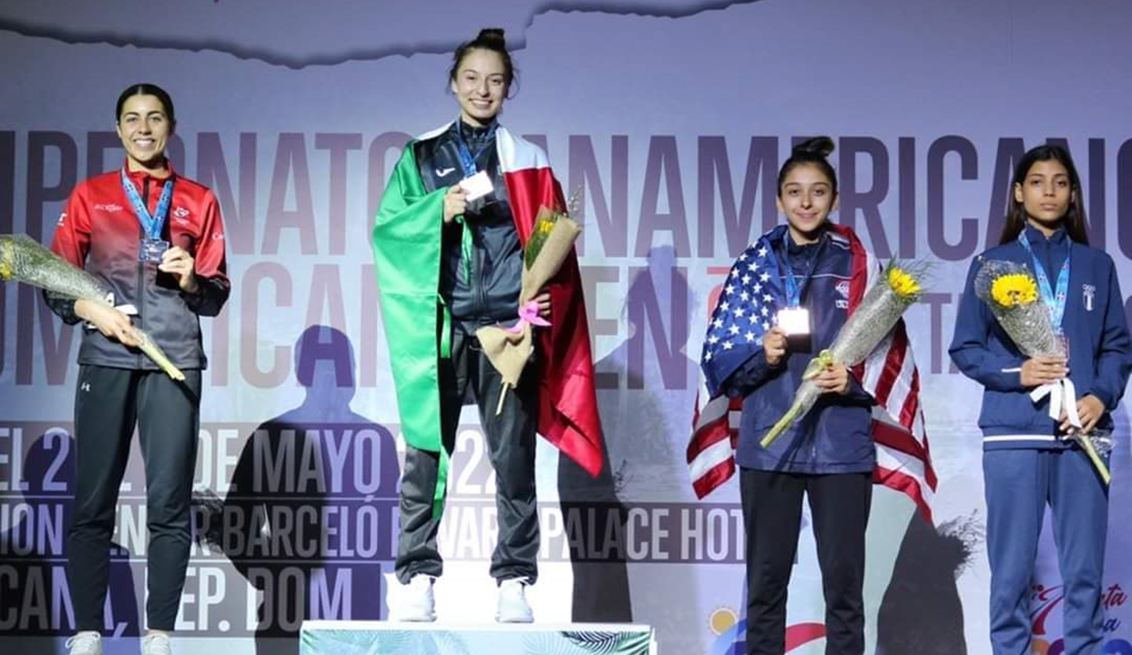 Obtiene Daniela Souza bicampeonato de Taekwondo continental