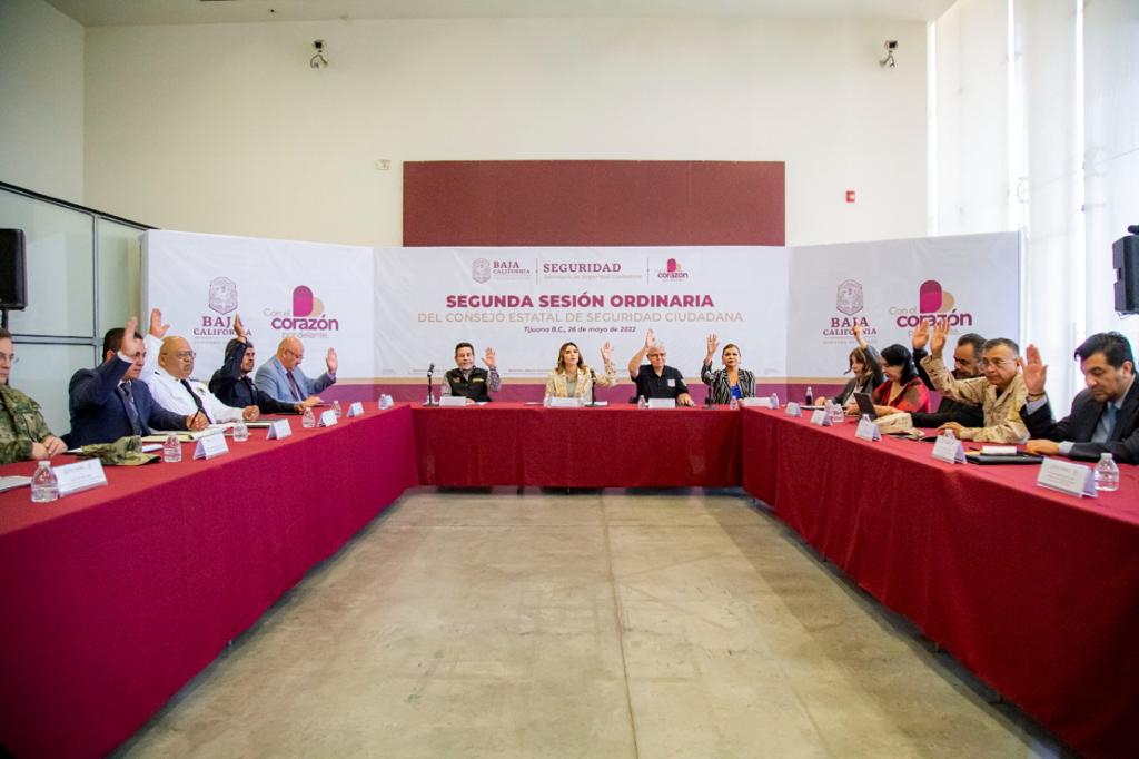Encabeza Marina del Pilar sesión del Consejo de Seguridad Ciudadana