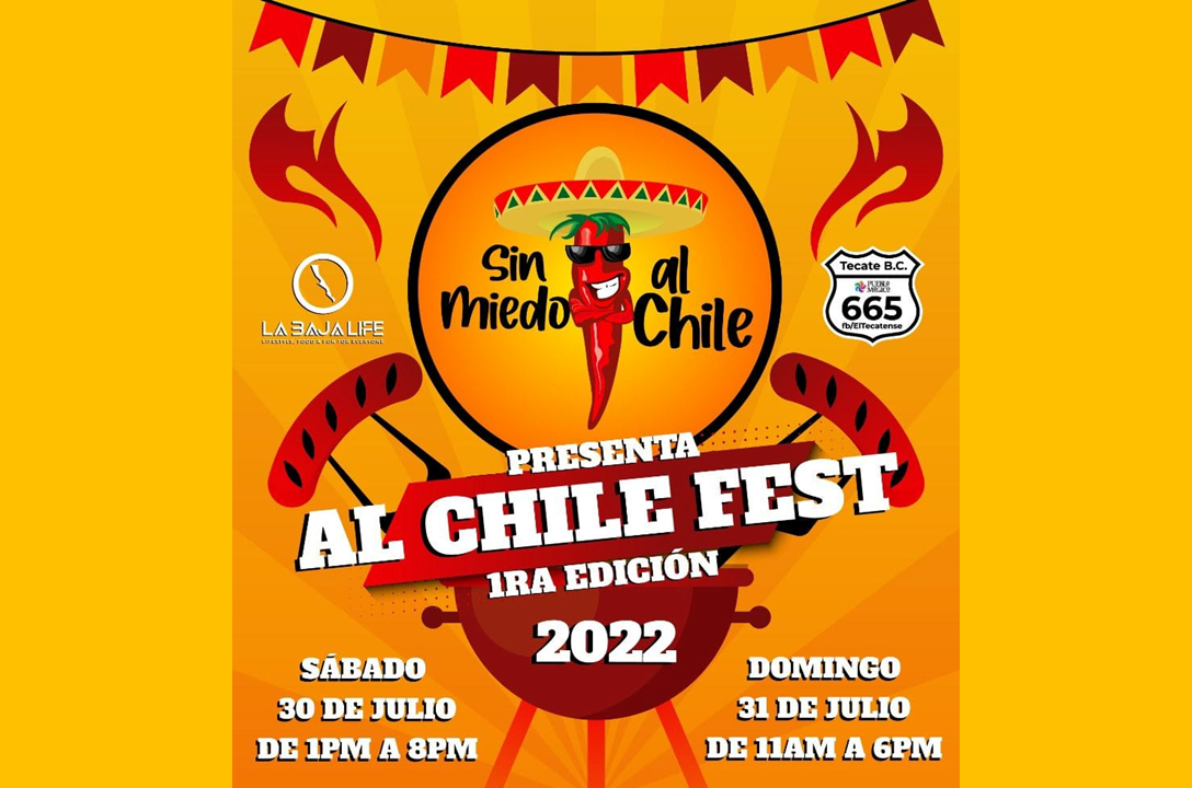 Realizarán ‘Chile Fest 2022’ en beneficio de Valle de Las Palmas