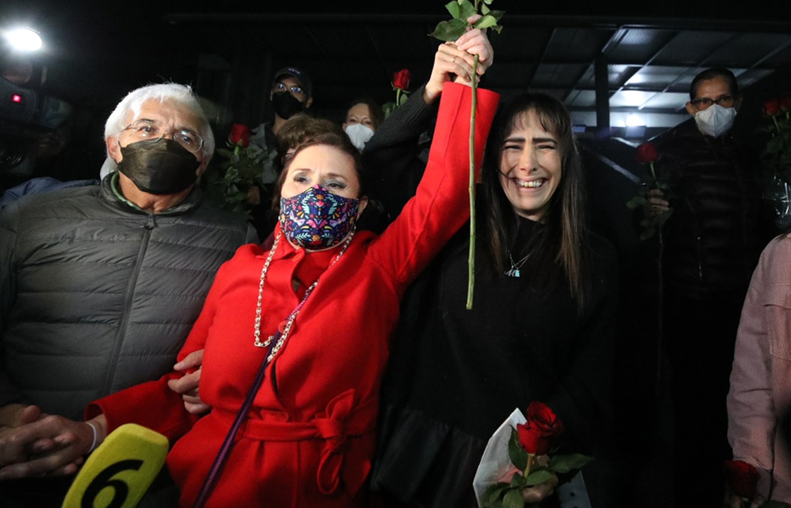 Rosario Robles agradece a AMLO por atender casos de mujeres inocentes