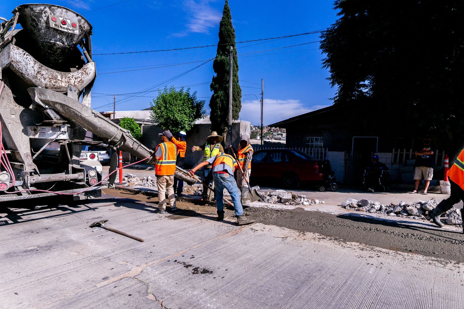 Retoma CESPTE obra de alcantarillado en colonia Benito Juárez