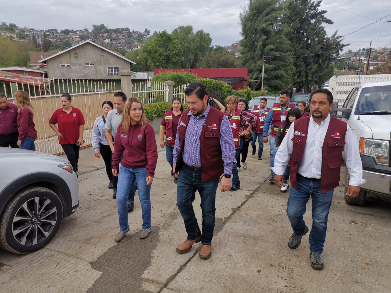 Apoya Marina del Pilar a familias afectadas por lluvias en Tecate