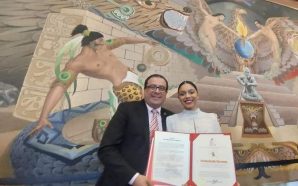 Recibe Natalia Botello Premio Luchador Olmeca en la capital del…
