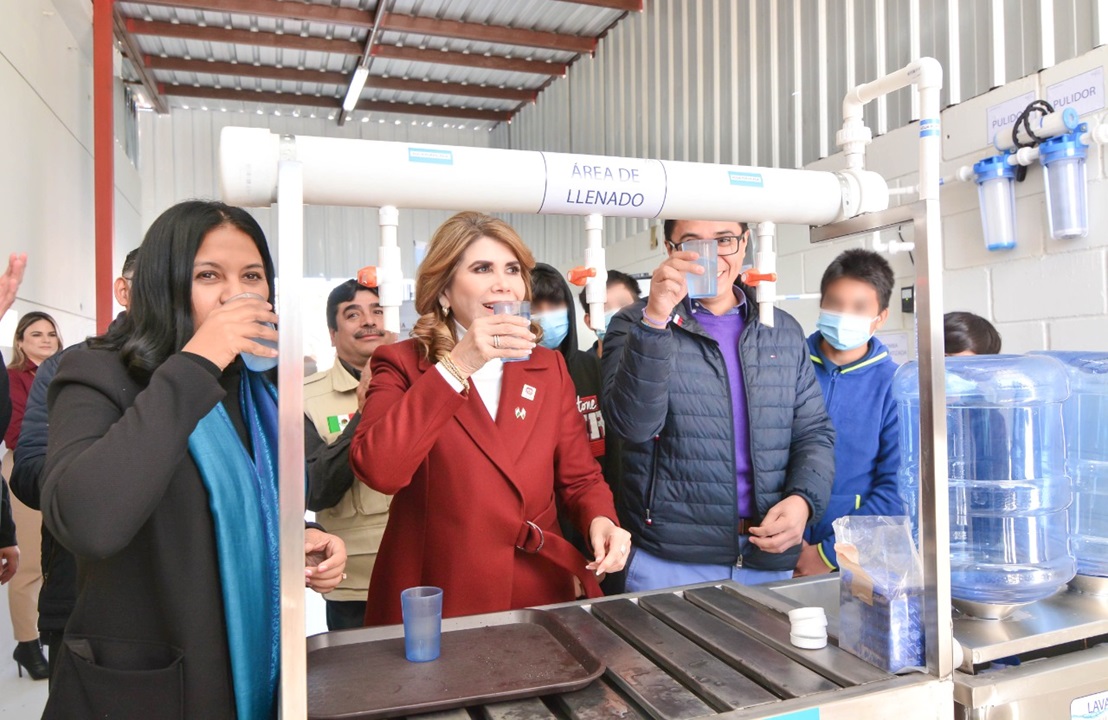 UNICEF dona planta de agua al albergue temporal del DIF en Mexicali