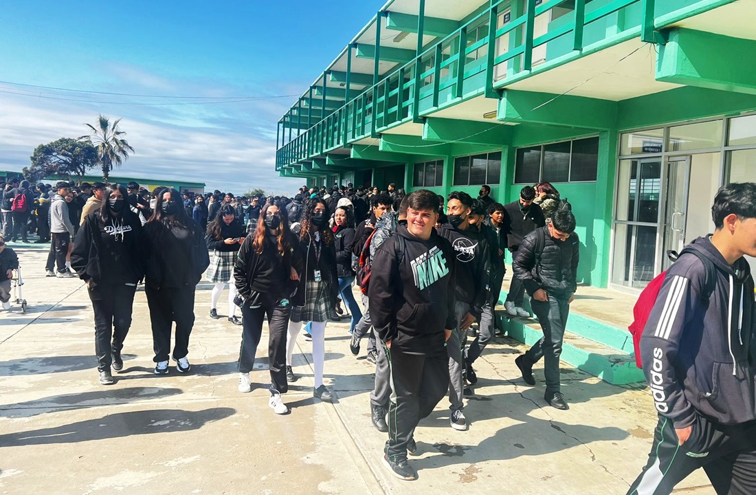 880 alumnos de Conalep Tecate regresaron a clases este lunes