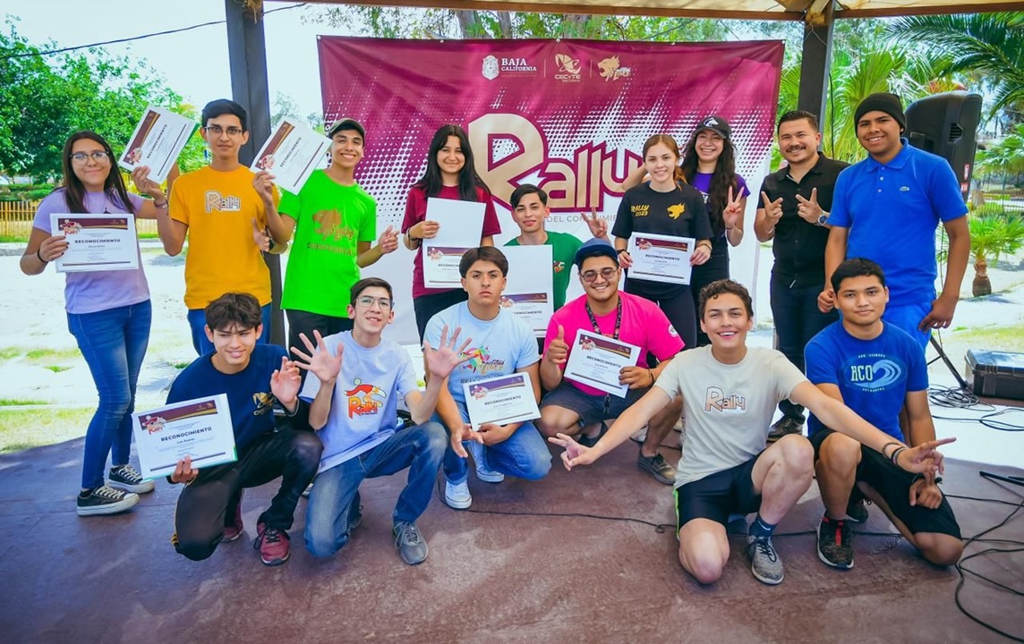 Alumnos de CECyTE Rumorosa obtienen segundo lugar en rally de conocimientos