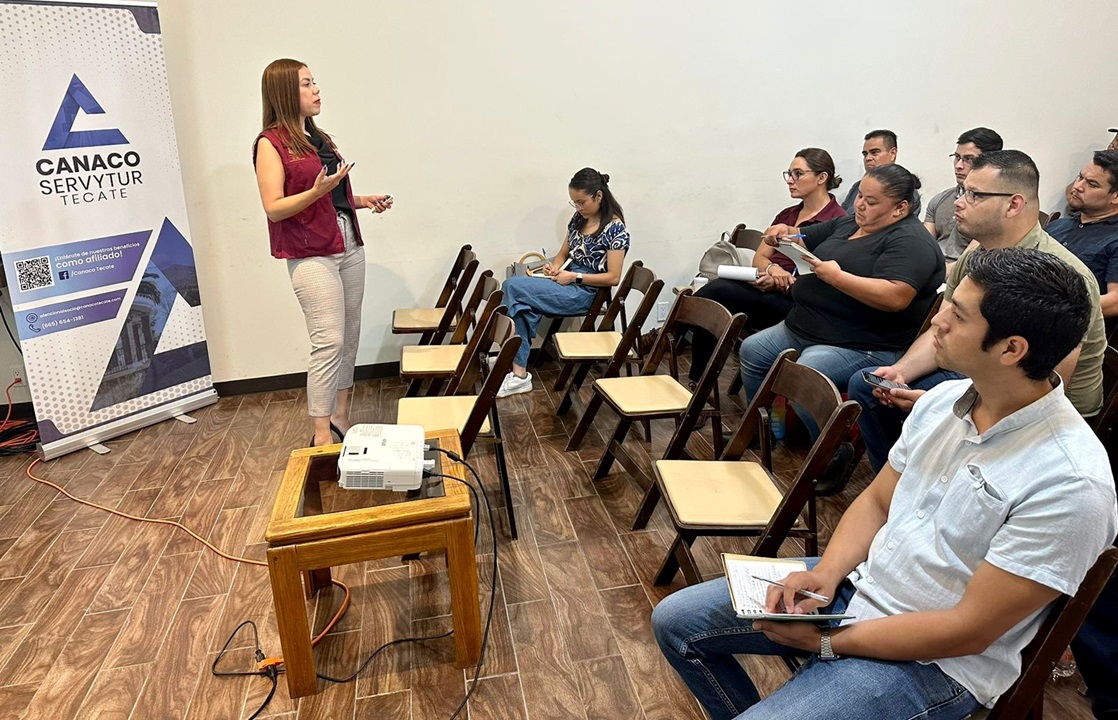 Colabora COEPRIS con Canaco Tecate en impartición de la NOM 251