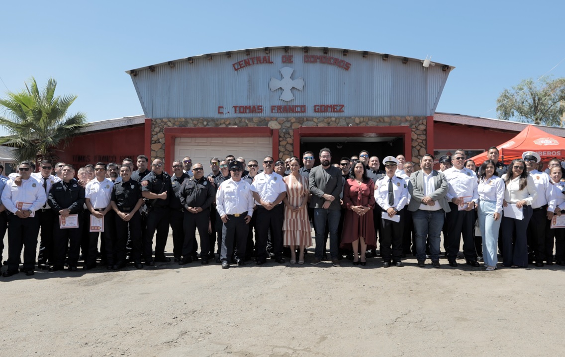 Gobierno de Tecate conmemora Día del Bombero