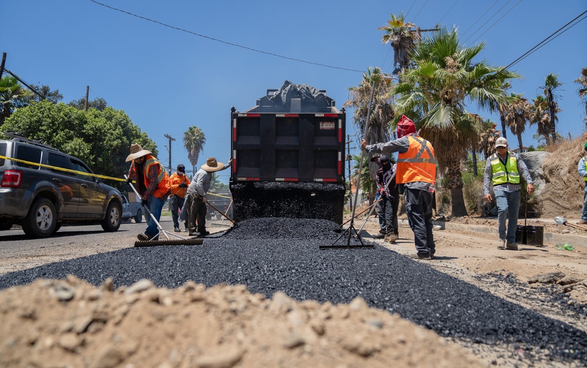 Rehabilita CESPTE más de 600 metros cuadrados de vialidades