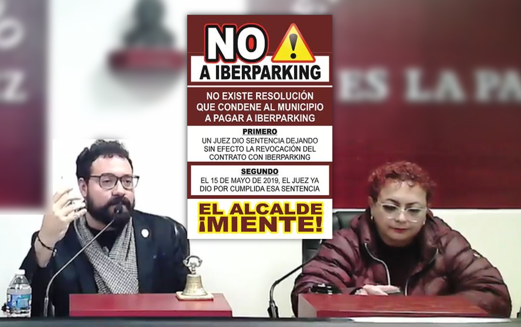 “El alcalde miente”, promueve síndico respecto a IberParking