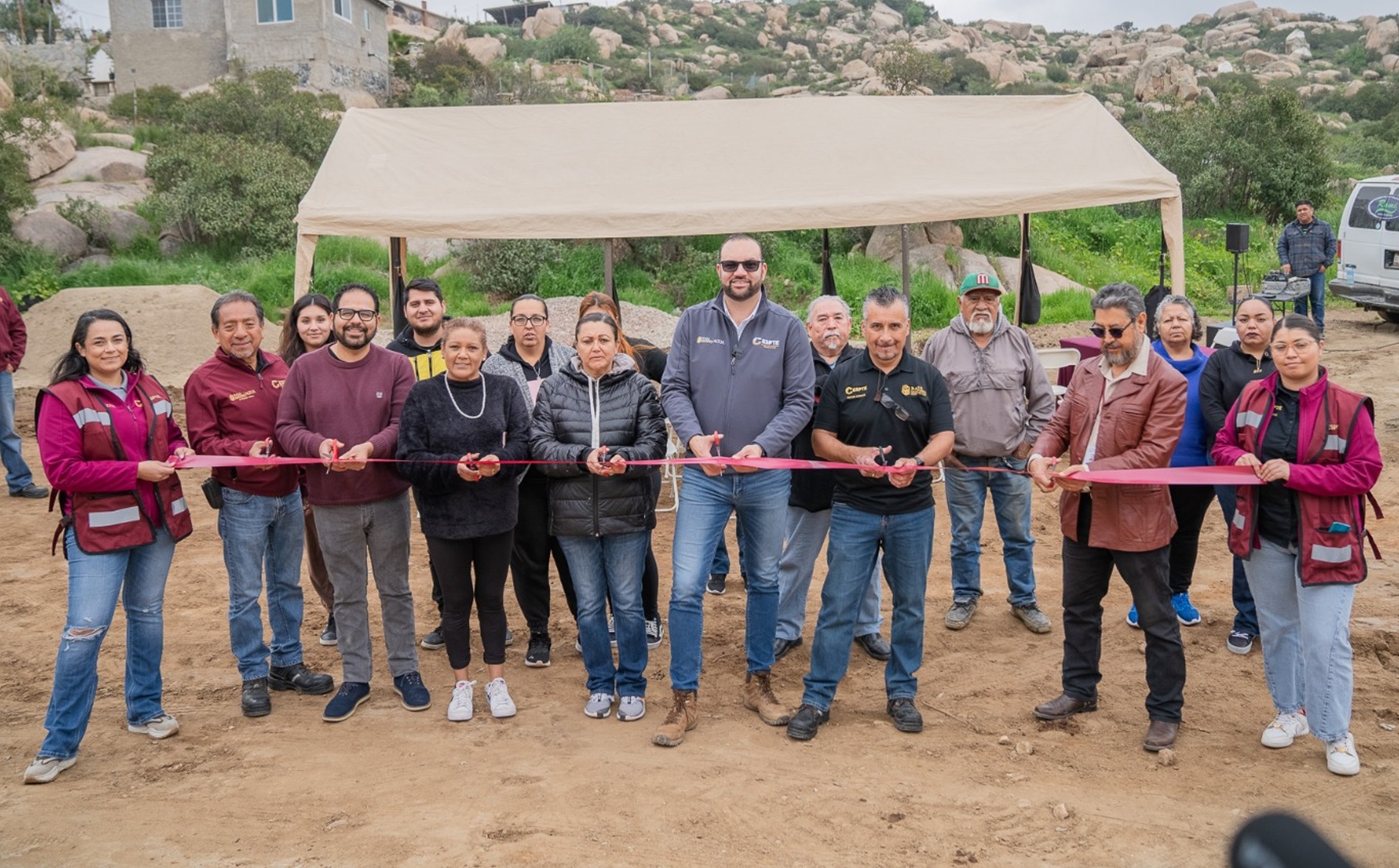 CESPTE concluye construcción de red de alcantarillado y emisor de agua en la colonia Garzón