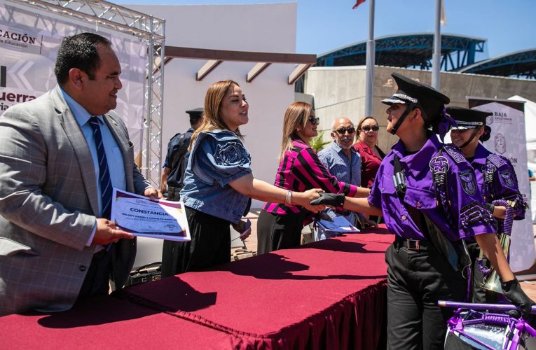 Escuela Técnica 19 obtiene segundo lugar en concurso de bandas de guerra