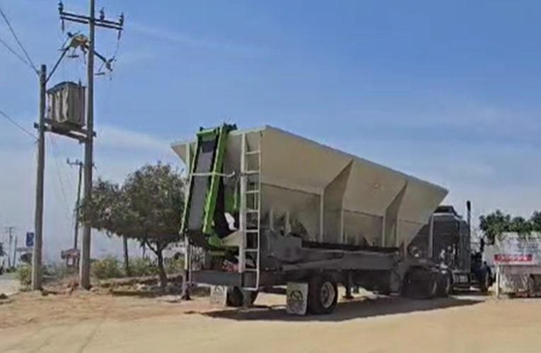 Llevan la planta asfaltadora al basurero municipal de Tecate