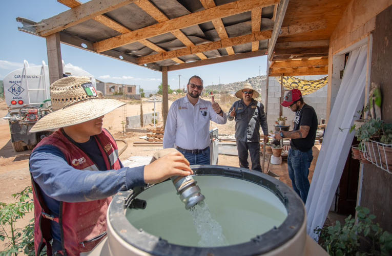 Avanza CESPTE en el programa de pipas hidrosociales 2024