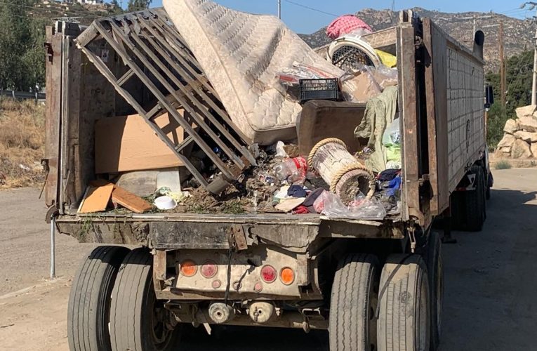 Lleva a cabo DGIT jornada de recolección de basura voluminosa en Santa Anita