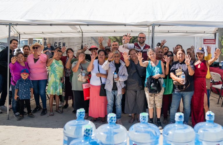 Lleva CESPTE jornada hidrosocial a la colonia Jardines del Río