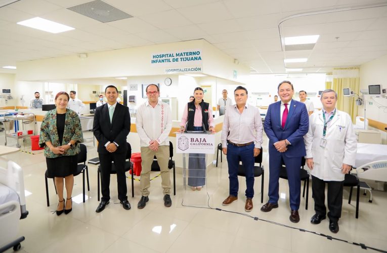 Gobernadora presenta acciones del Hospital Materno Infantil de Tijuana