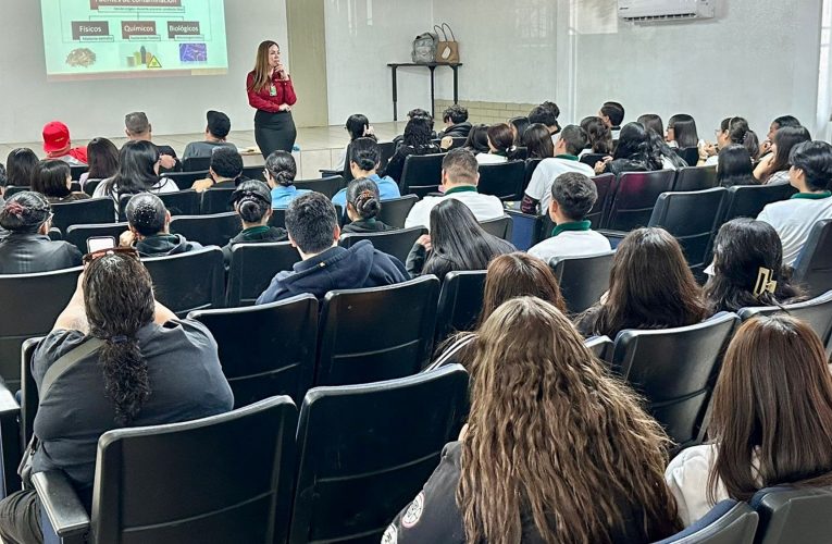 Estudiantes de Conalep Tecate reciben capacitación por COEPRIS