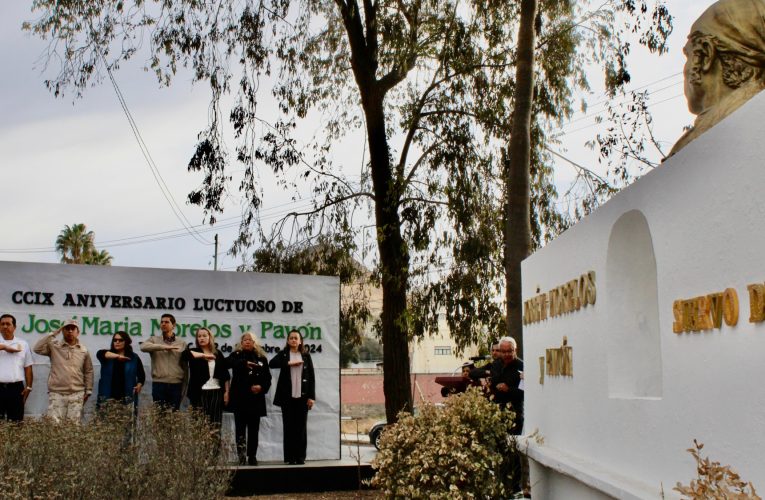 Conmemoran en Tecate el aniversario luctuoso de José María Morelos y Pavón