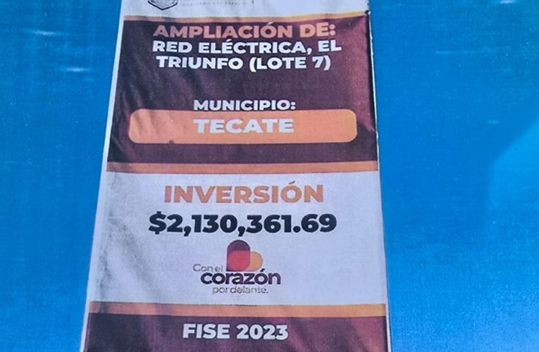 En enero comenzará la electrificación para habitantes de Rancho Viejo