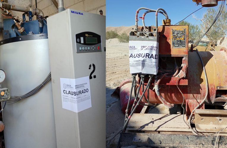 Ocho empresas de Mexicali fueron clausuradas por operar sin licencia de emisiones