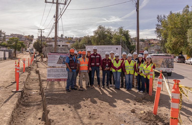 Supervisa CESPTE avances en obra de la colonia Morelos