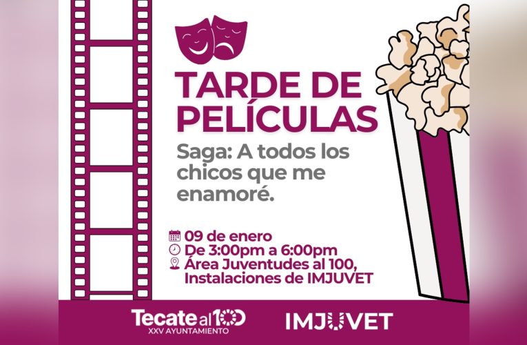 Invita IMJUVET a tarde de película