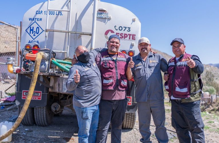 CESPTE continúa con el programa de pipas hidrosociales