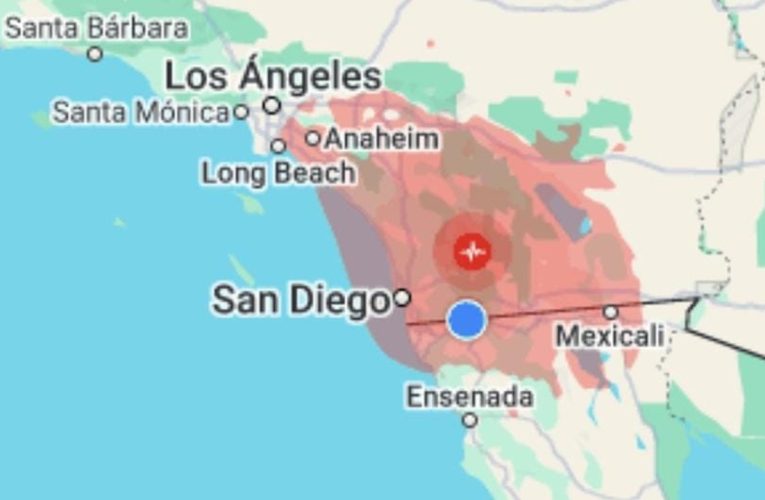 Sismo ocurrió a 98 kilómetros de distancia de Tecate