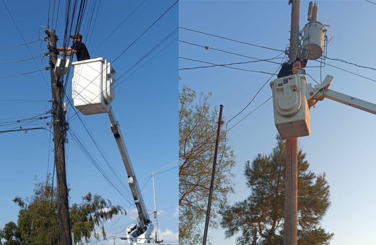 Gobierno de Tecate atiende alumbrado público en La Rumorosa y El Hongo