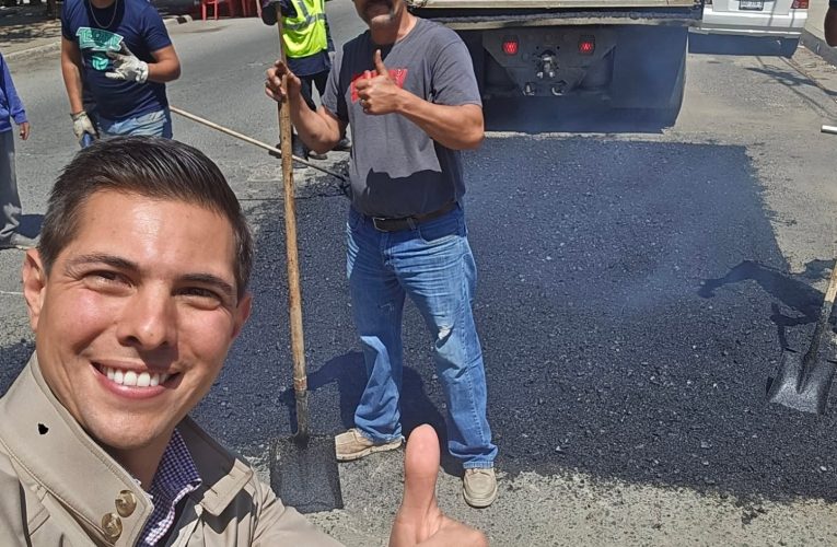 Anuncian programa de reencarpetado “Vialidades al 100” en Tecate