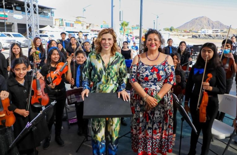 Gobernadora reconoce esfuerzo de jóvenes músicos en BC