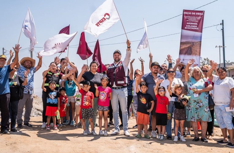 CESPTE lleva alcantarillado a la colonia Ecochumá