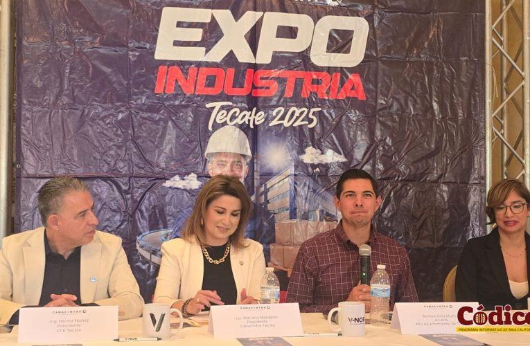 Presentan la edición 2025 de la Expo Canacintra en Tecate
