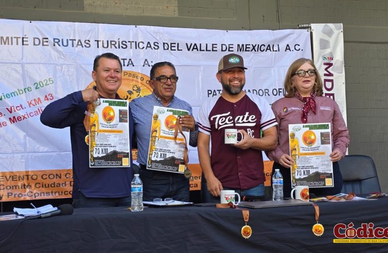 Presentan el Campeonato Internacional y Paseo Ciclista Mexicali-Valle 2025