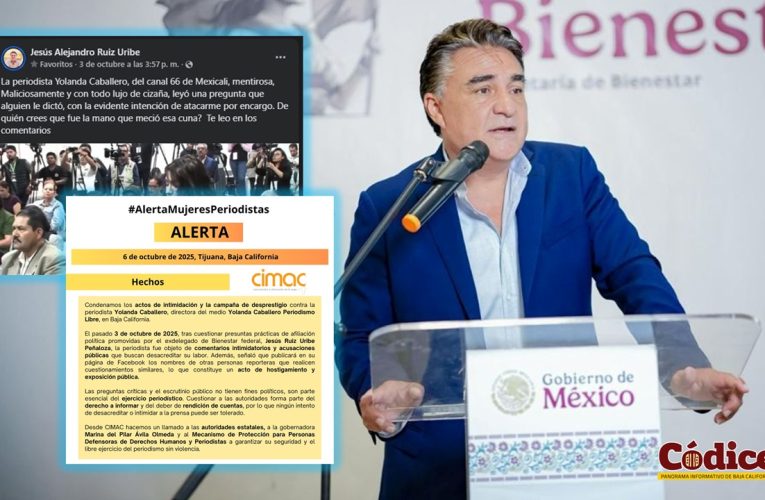 Respaldan periodistas a Yolanda Caballero ante descalificaciones de Ruiz Uribe