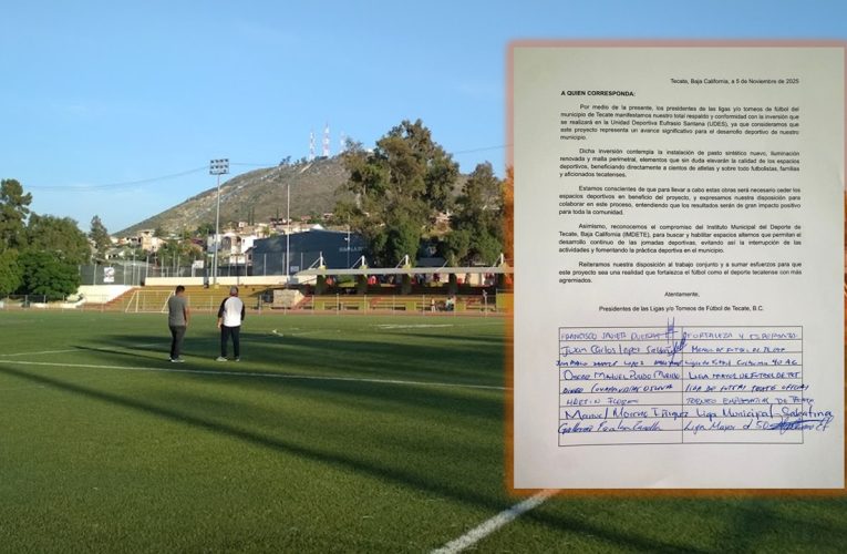 Presidentes de ligas en Tecate respaldan inversión en la UDES