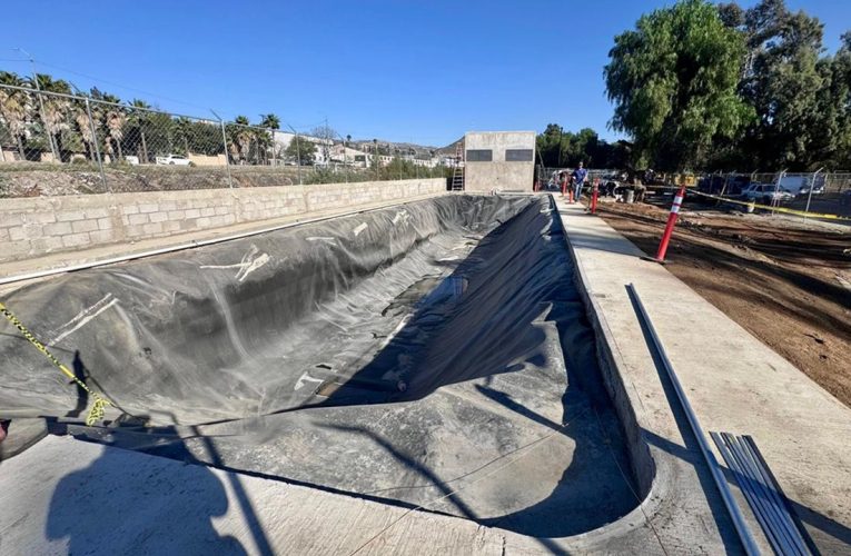 Avanza al 90% construcción de la línea morada en Tecate