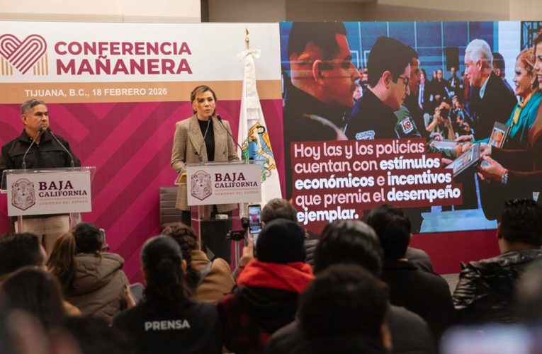 Gobierno estatal anuncia profesionalización policial en BC