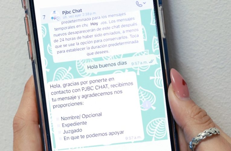 Poder Judicial consolida servicio de chat a través de WhatsApp