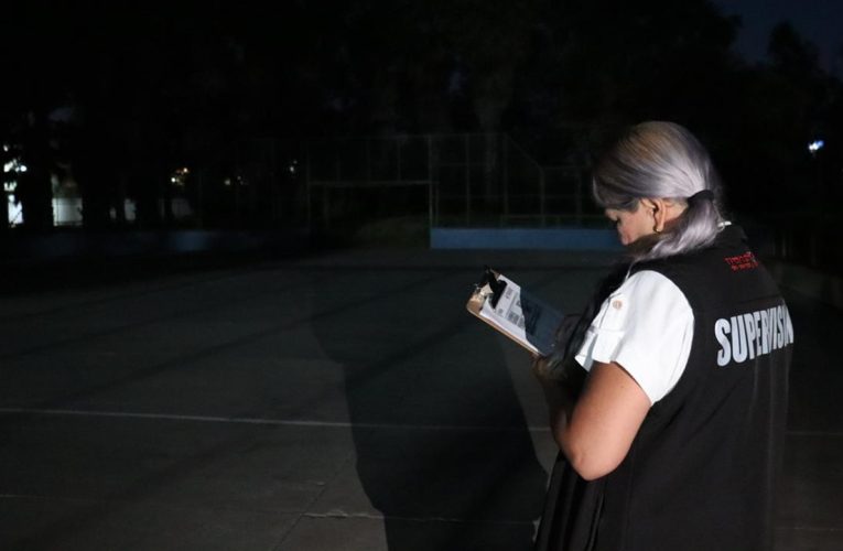 Sindicatura realiza recorridos de supervisión en parques Tecarroca y Encinos